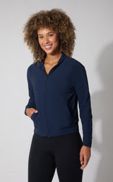 Warp X Intown Full Zip Bomber Jacket - 90 Degree by Reflex