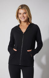 Brushed Terry Hoodie Jacket