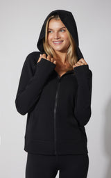 Brushed Terry Hoodie Jacket