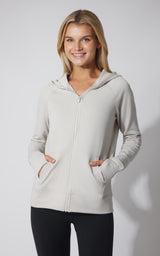 Brushed Terry Hoodie Jacket