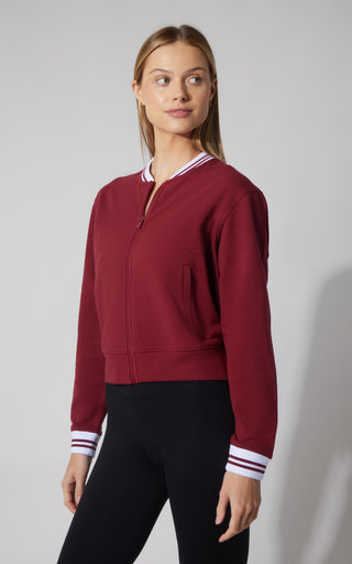 Cloud Plush Bomber Jacket