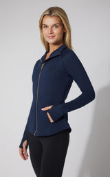 Lux Rebel Flared Bottom Jacket - Our Ocean Core Story - 90 Degree by Reflex