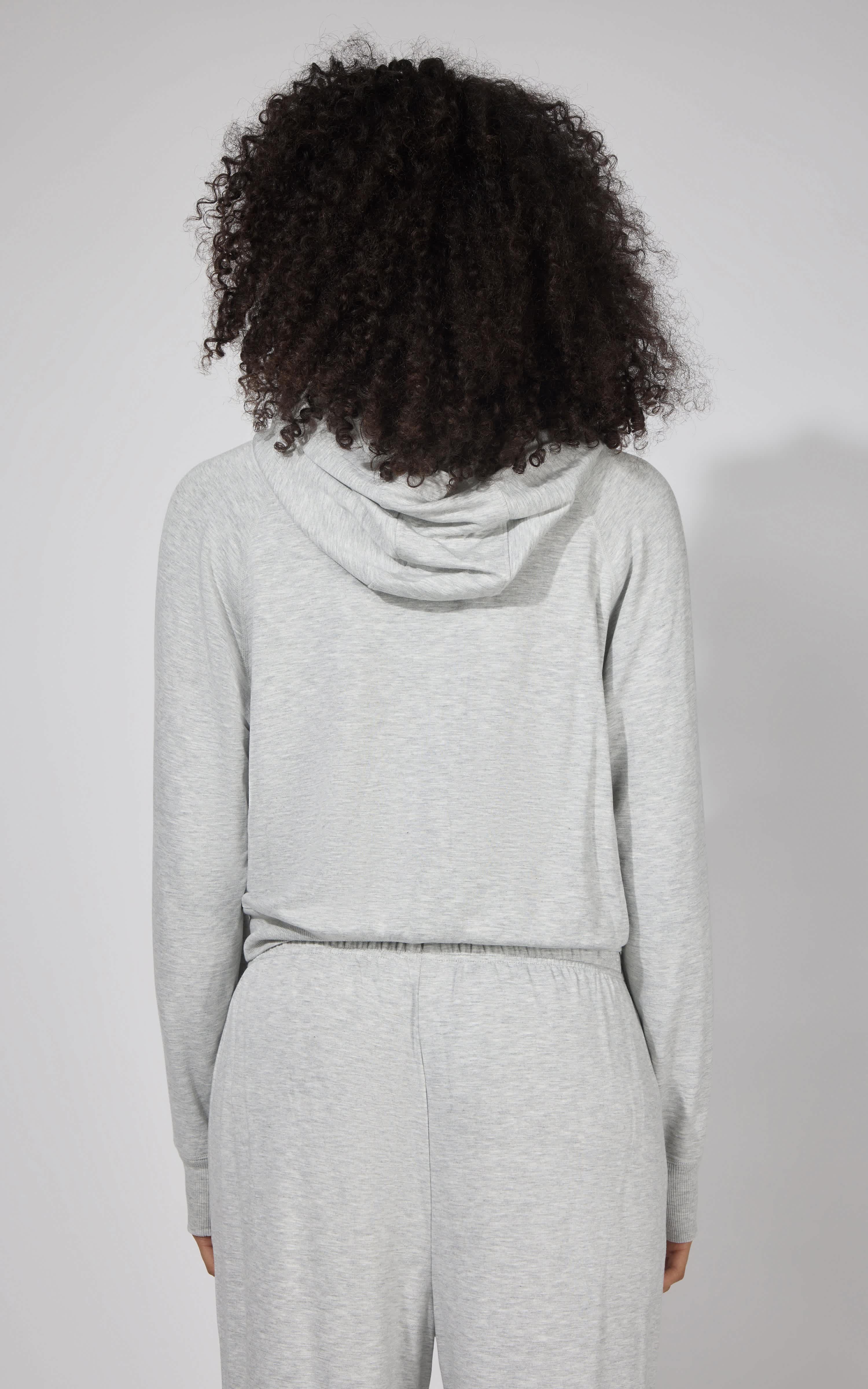 Modal Terry Full Zip Hoodie - 90 Degree by Reflex
