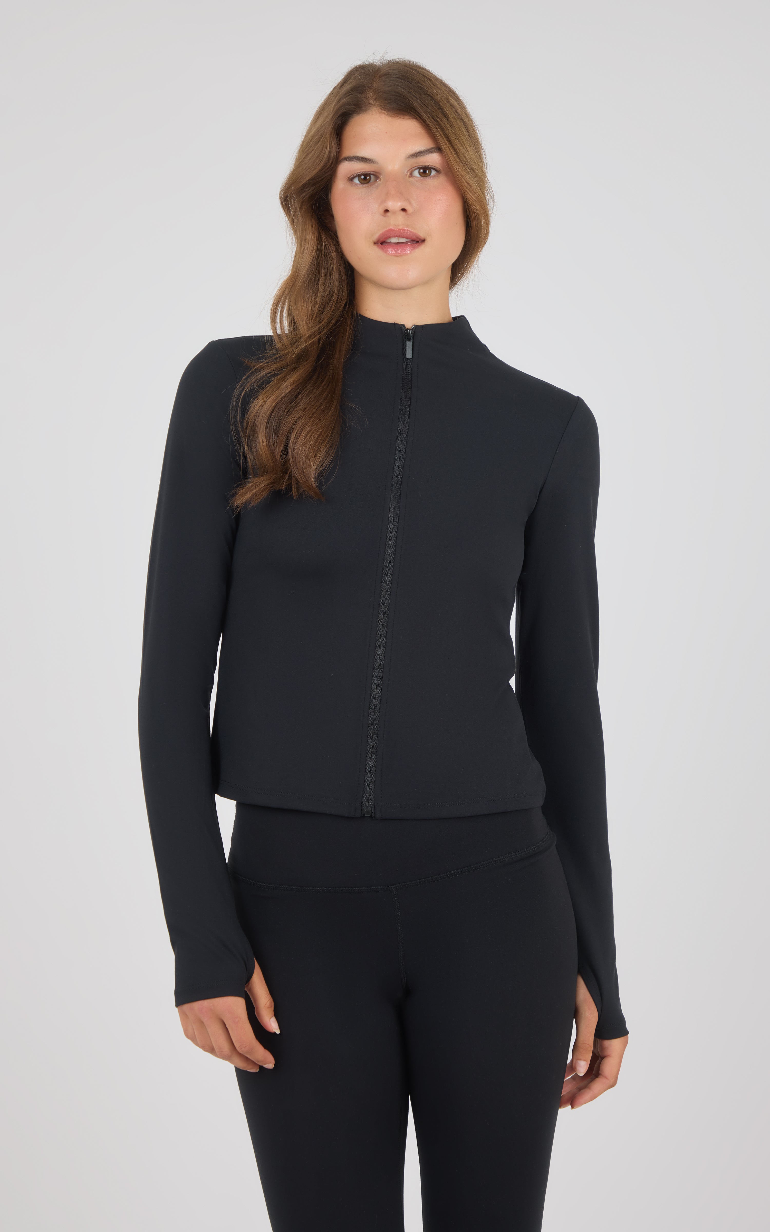 Lux Strideshell Full Zip Jacket W Seam Details - 90 Degree by Reflex