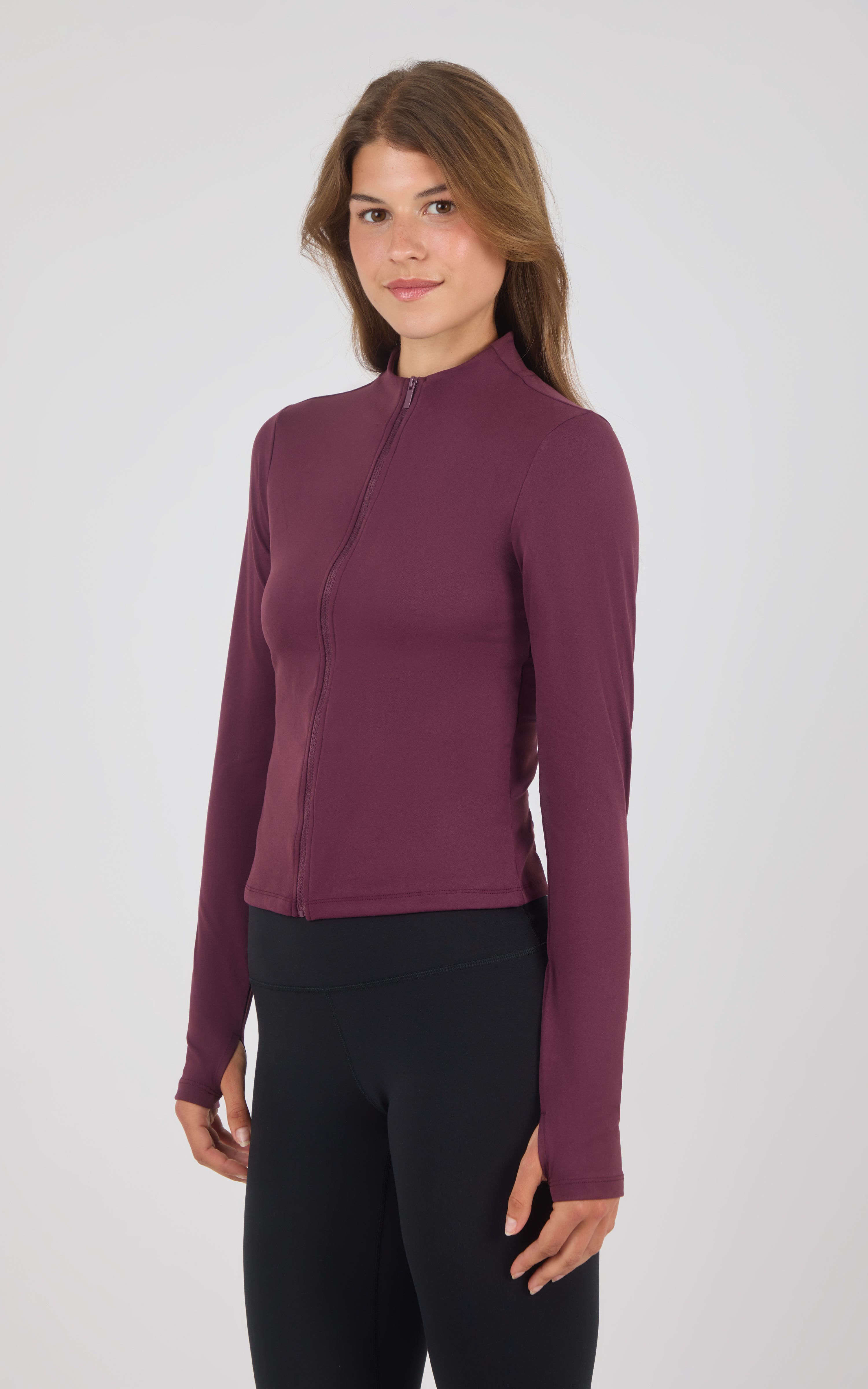 Lux Strideshell Full Zip Jacket W Seam Details - 90 Degree by Reflex