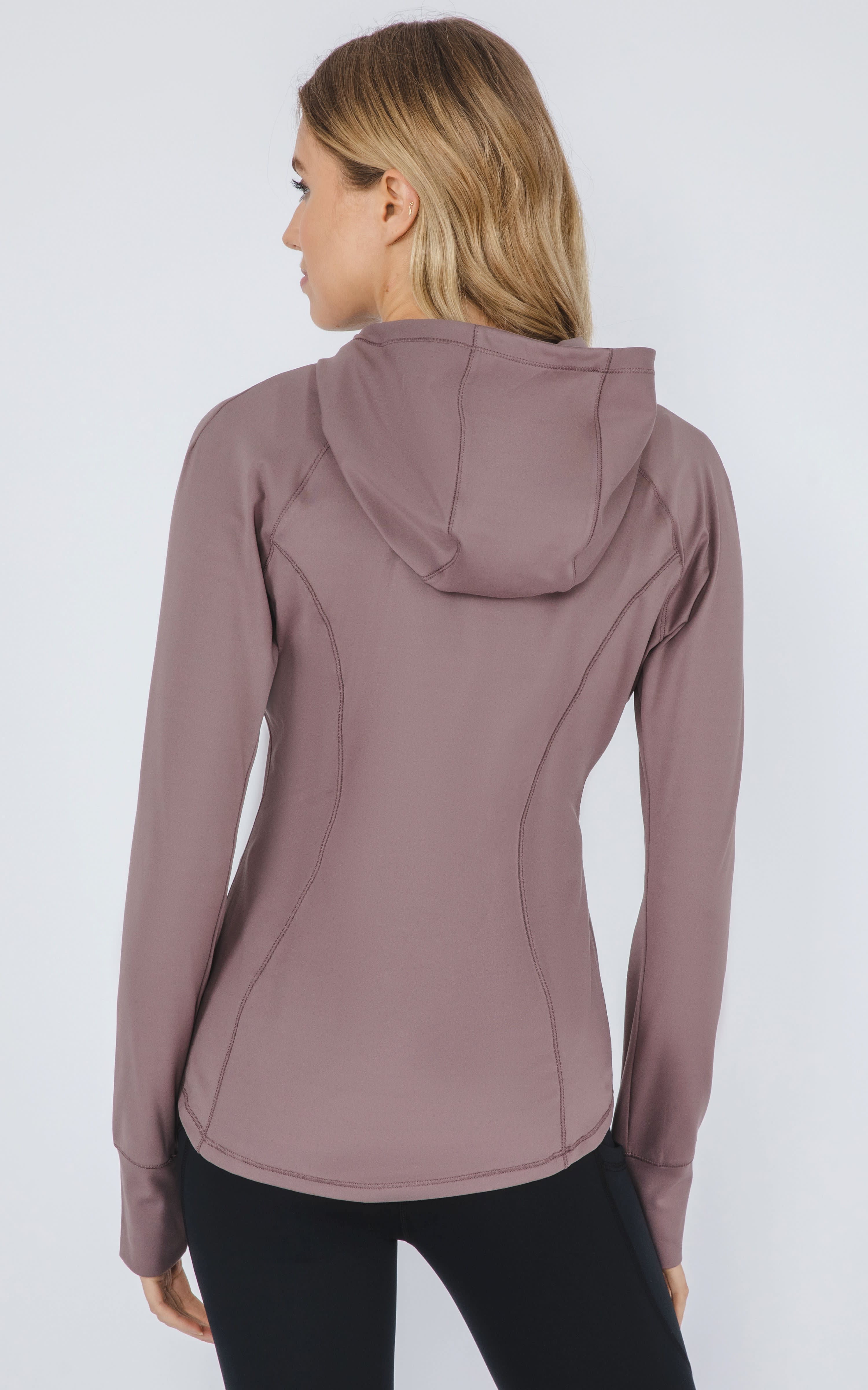 Slim Full Zip Hooded Jacket - 90 Degree by Reflex