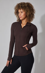 Nude Tech Jetsetter Full Zip Performance Jacket - 90 Degree by Reflex