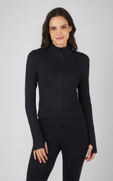 Lux Crosstrain Everyday Full Zip Jacket - Our Earthy Story - 90 Degree by Reflex