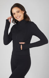 Lux Crosstrain Everyday Full Zip Jacket - Our Earthy Story - 90 Degree by Reflex