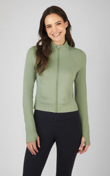 Lux Crosstrain Everyday Full Zip Jacket - Our Earthy Story - 90 Degree by Reflex