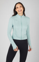 Lux Crosstrain Everyday Full Zip Jacket - Our Earthy Story - 90 Degree by Reflex