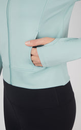 Lux Crosstrain Everyday Full Zip Jacket - Our Earthy Story - 90 Degree by Reflex