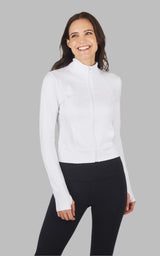 Lux Crosstrain Everyday Full Zip Jacket - Our Earthy Story - 90 Degree by Reflex