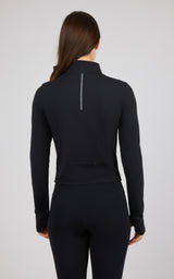 Lux Crosstrain Everyday Full Zip Jacket With Thumb Hole and Back Pocket - 90 Degree by Reflex