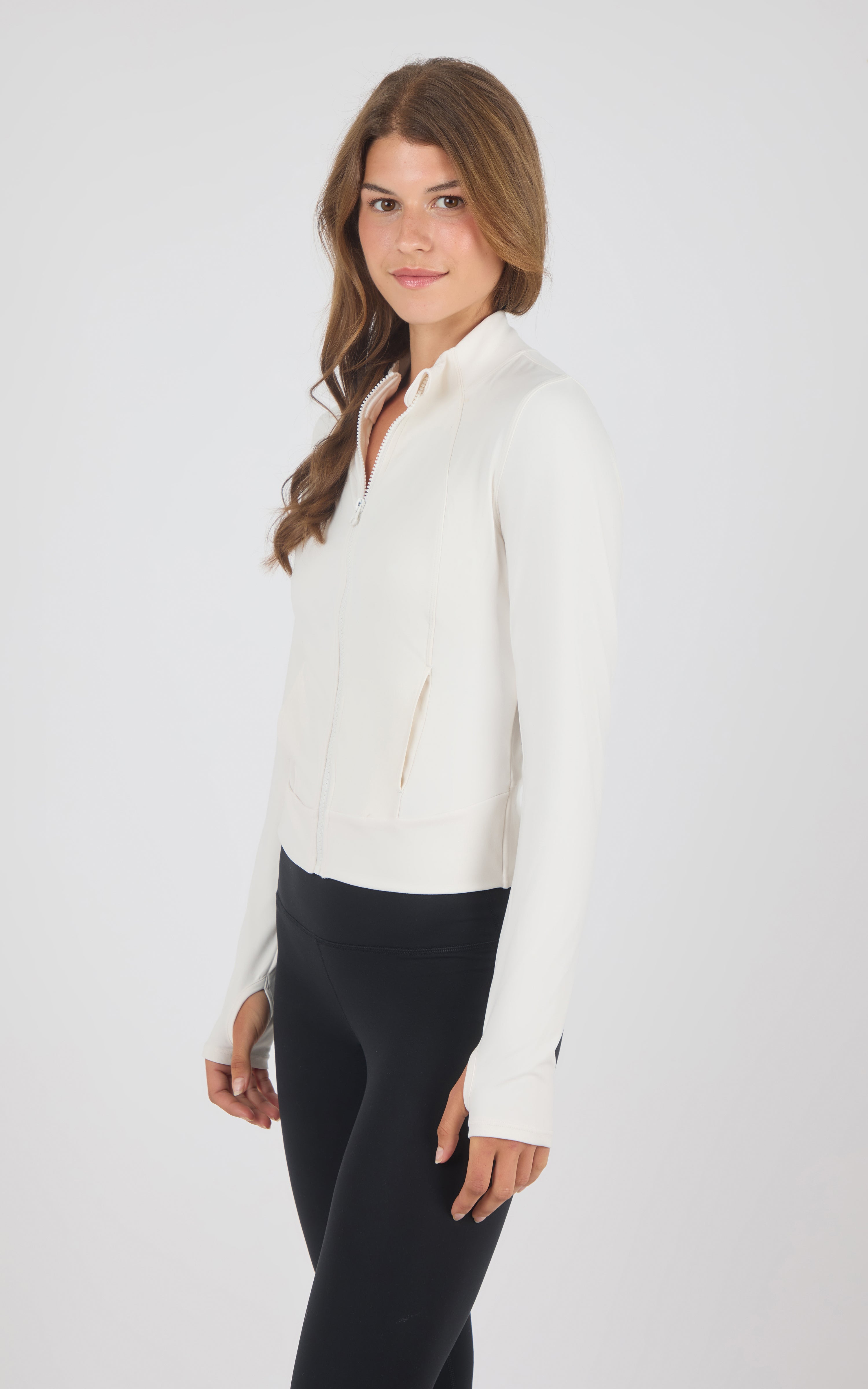 Lux Crosstrain Everyday Full Zip Jacket - 90 Degree by Reflex