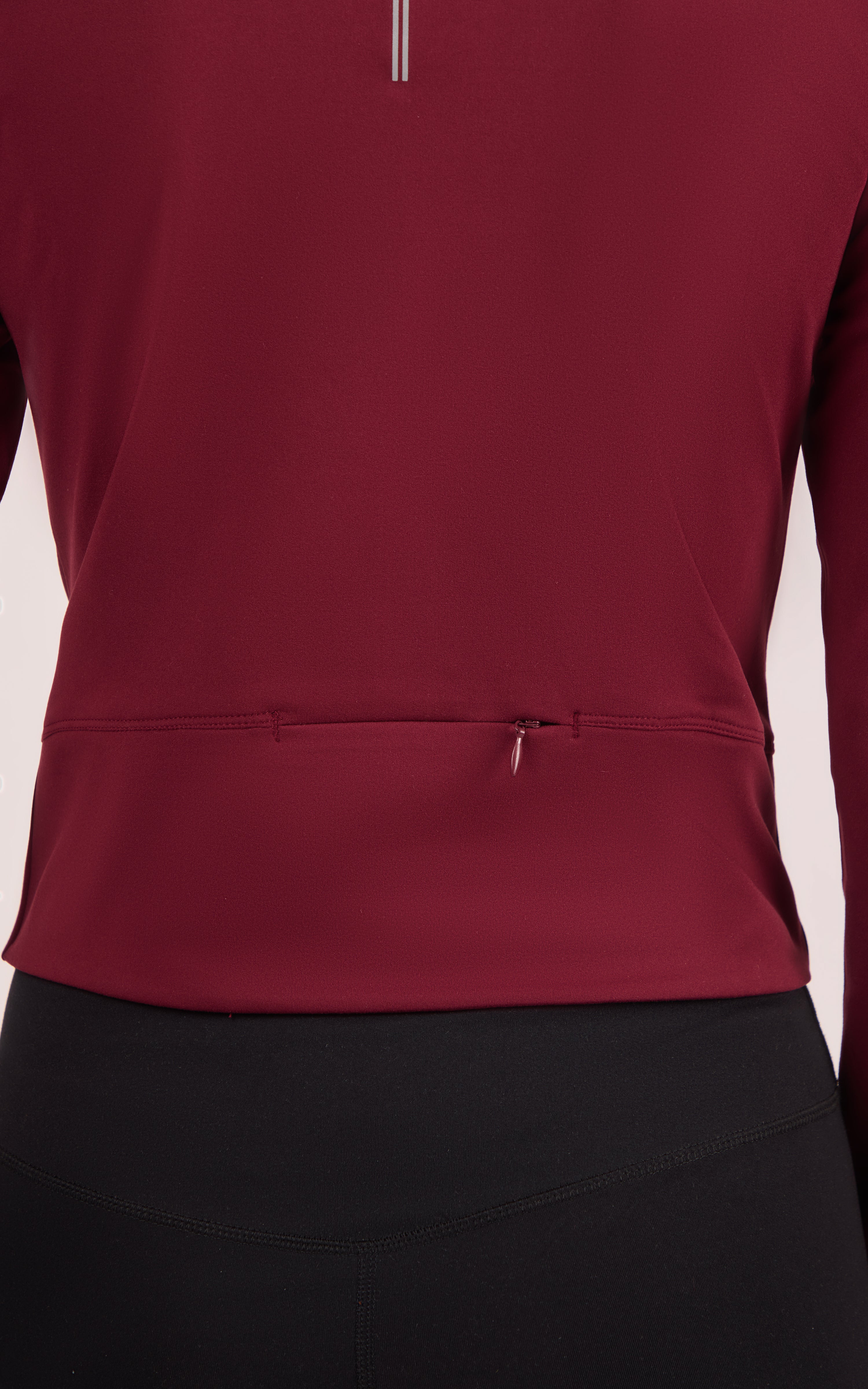 Lux Crosstrain Everyday Full Zip Jacket With Thumb Hole and Back Pocket - 90 Degree by Reflex