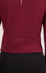 Lux Crosstrain Everyday Full Zip Jacket With Thumb Hole and Back Pocket - 90 Degree by Reflex