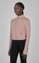 Lux Crosstrain Everyday Full Zip Jacket - Our Earthy Story - 90 Degree by Reflex