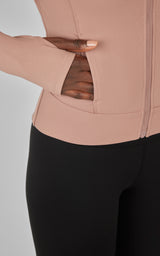 Lux Crosstrain Everyday Full Zip Jacket - Our Earthy Story - 90 Degree by Reflex