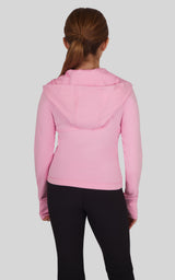 Girls Lux Full Zip Hooded Jacket