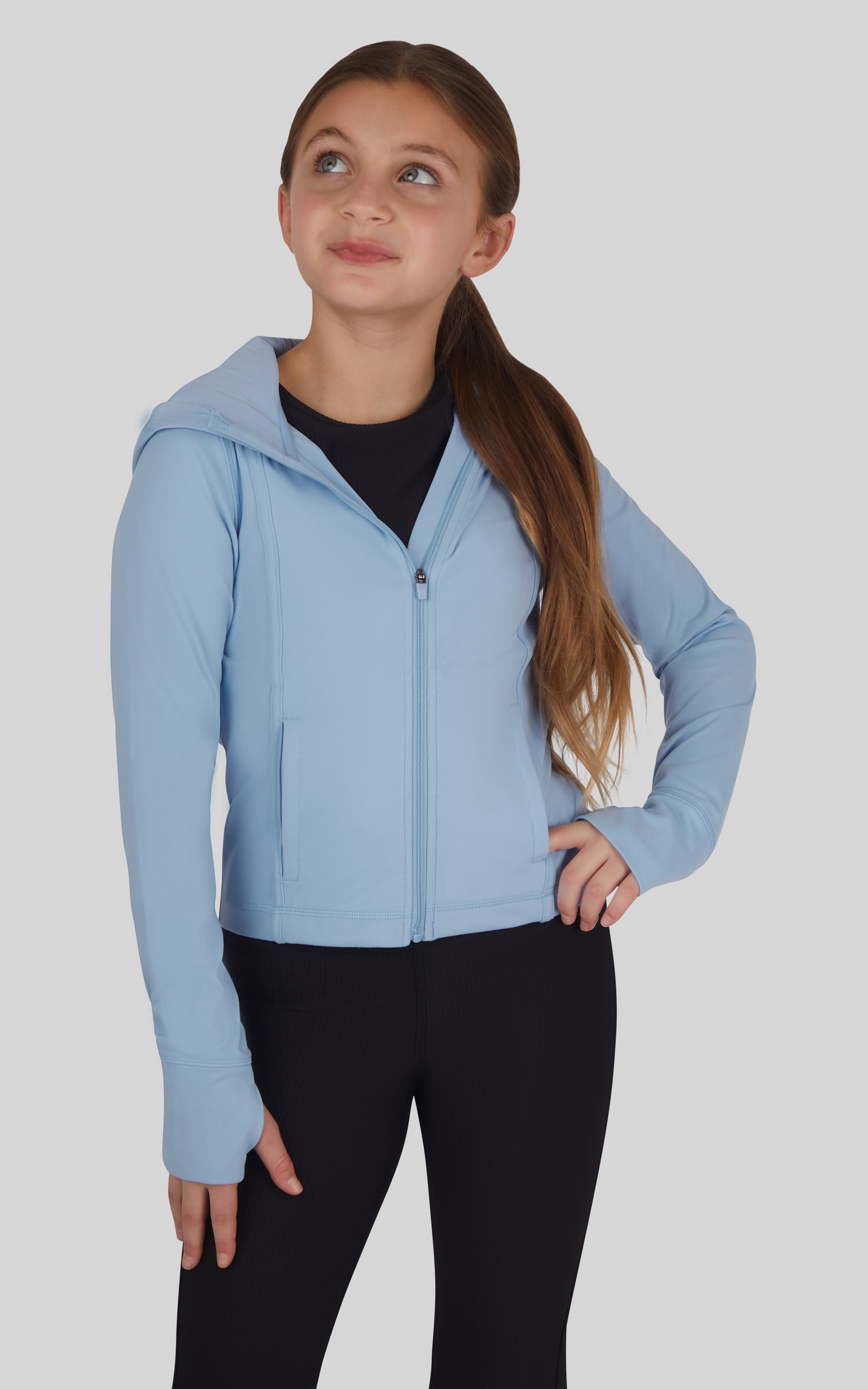 Lux Dolly Girls Full Zip Hooded Jacket