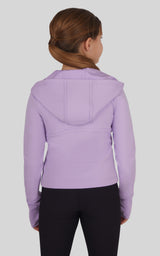 Girls Lux Full Zip Hooded Jacket - 90 Degree by Reflex