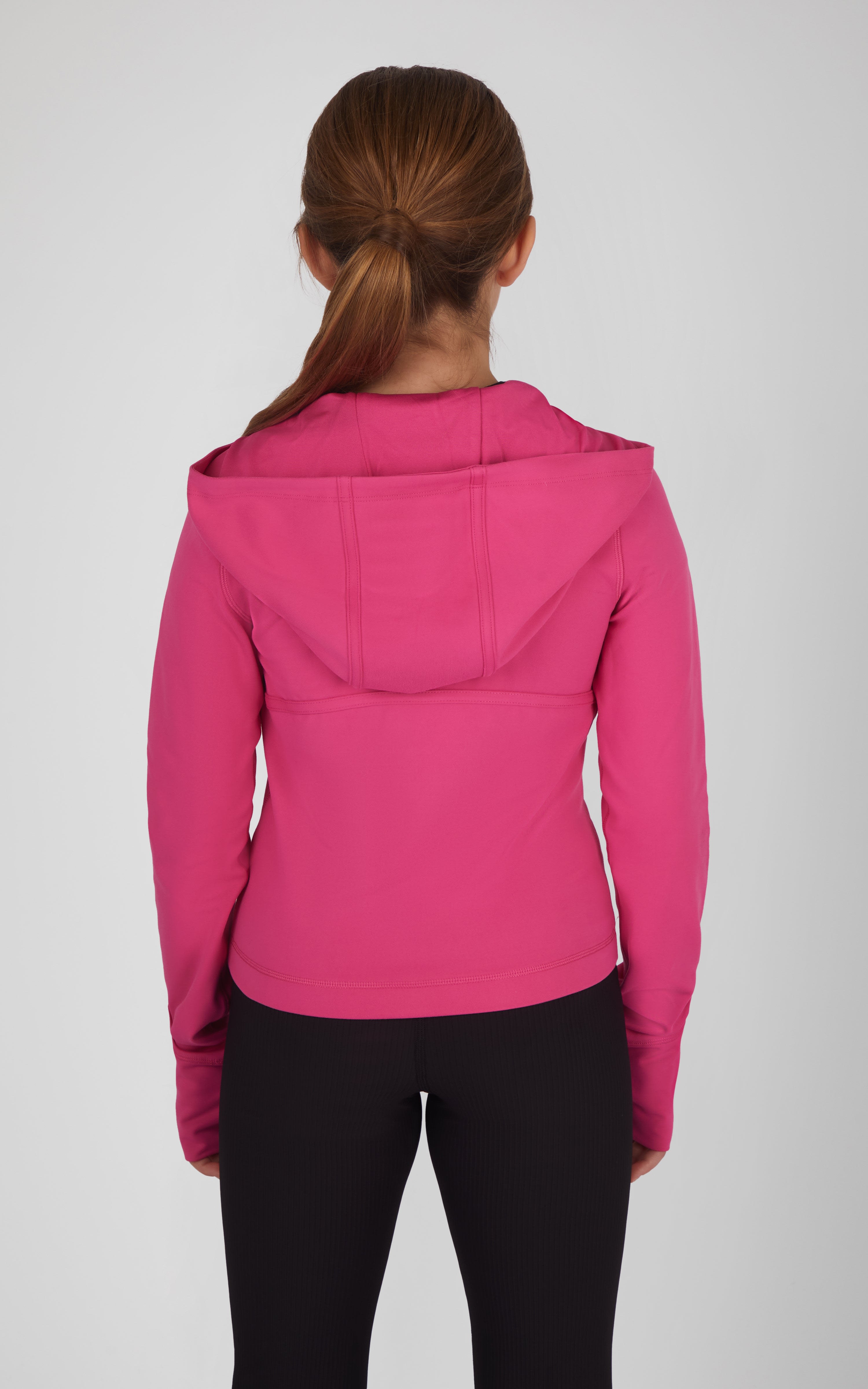 Girls Lux Full Zip Hooded Jacket