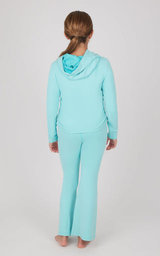 Girls 2 PC Hoodie and Flared Leg Pant - 90 Degree by Reflex