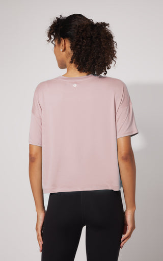 2 Pack Super Soft Deluxe Boxy Cropped Tee - Our Petal Tone Story - 90 Degree by Reflex