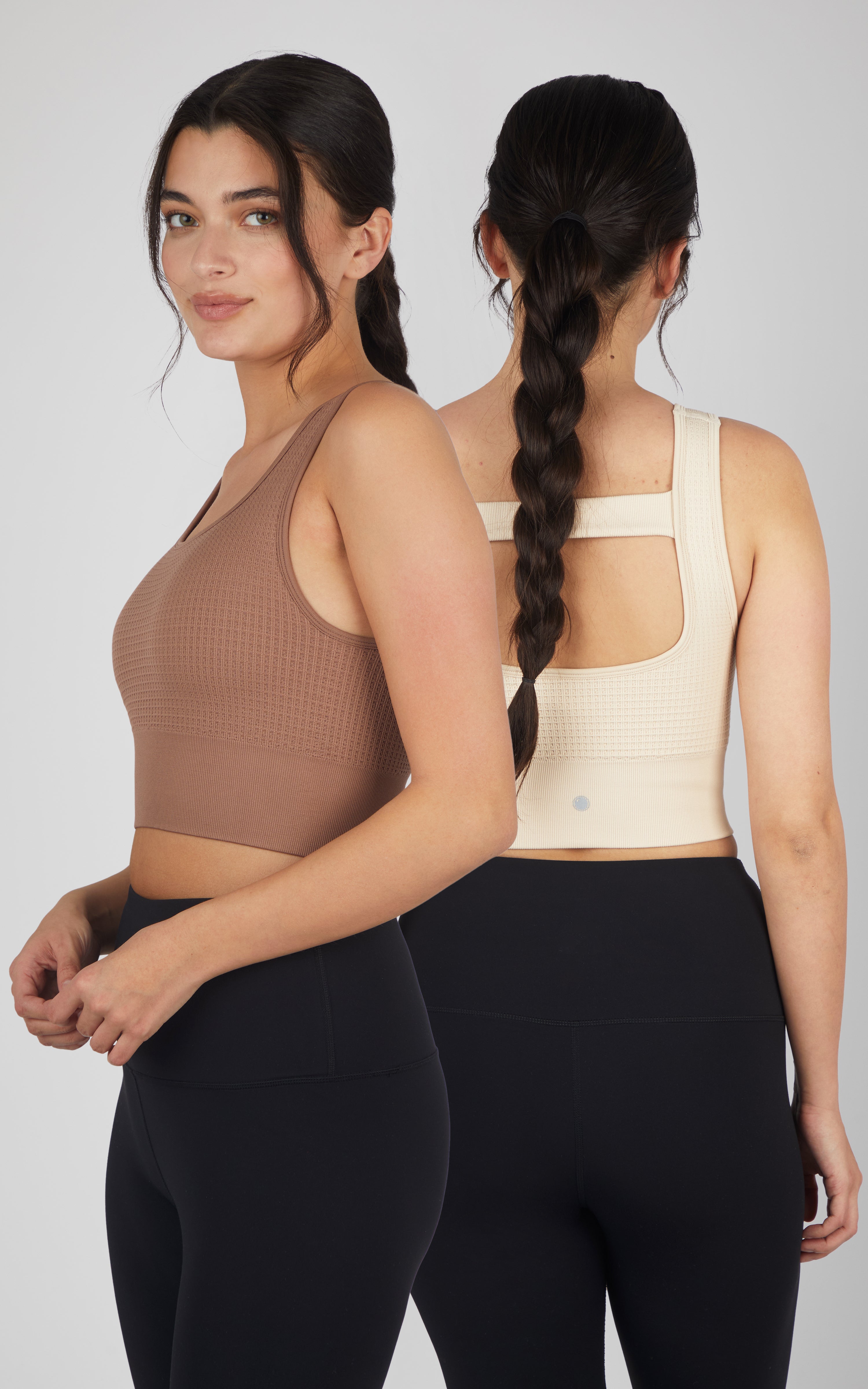 2 PK Waffle Bra - Our Earthy Story - 90 Degree by Reflex