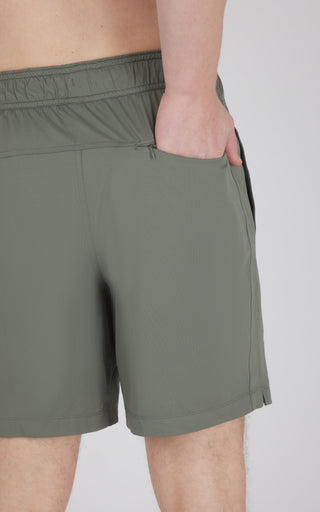 Mens Knit Stretch Pique Power 7" Shorts - 90 Degree by Reflex