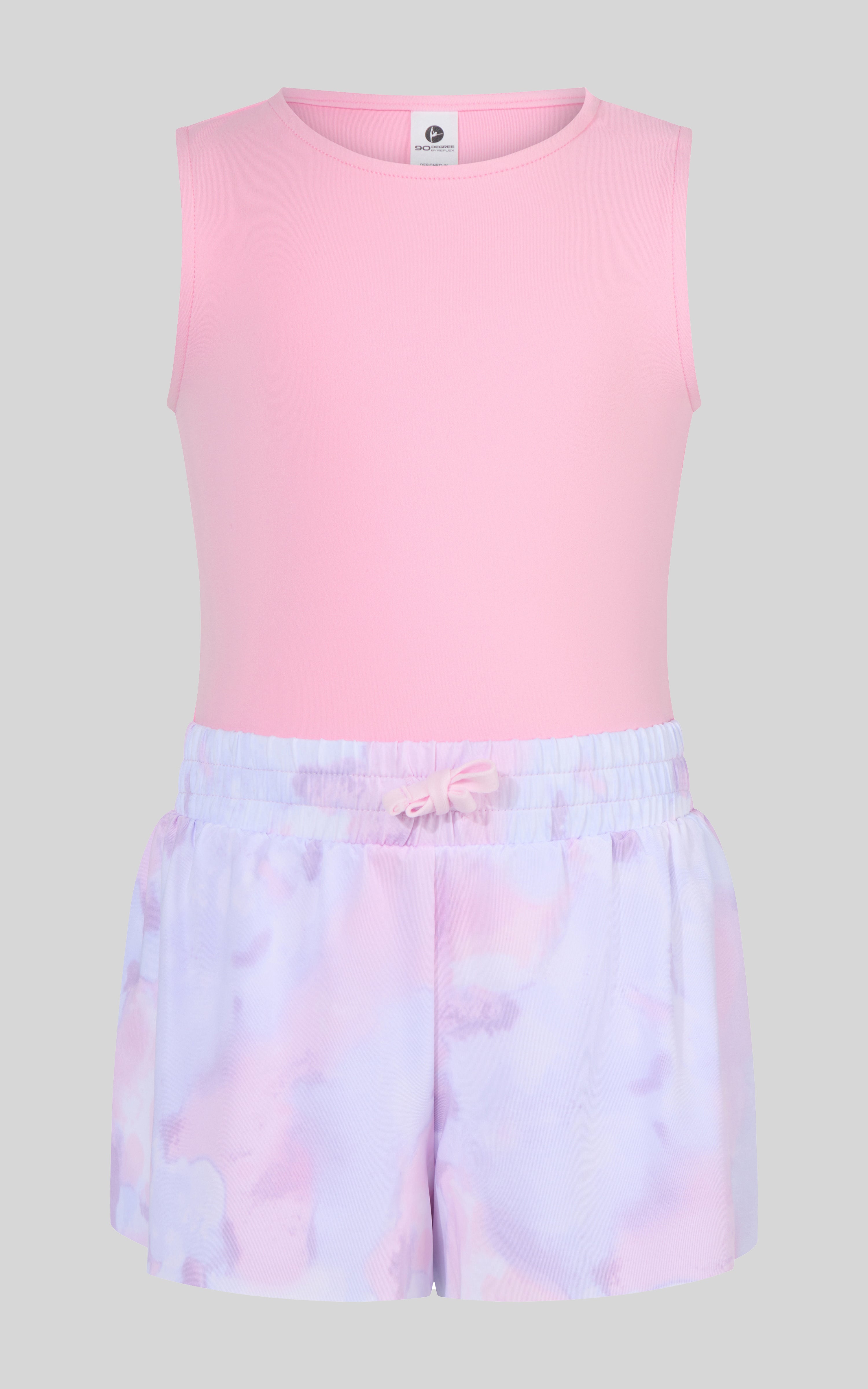 Little Girls Lunatek Tank & Running Short & Fanny Pack Set - 90 Degree by Reflex