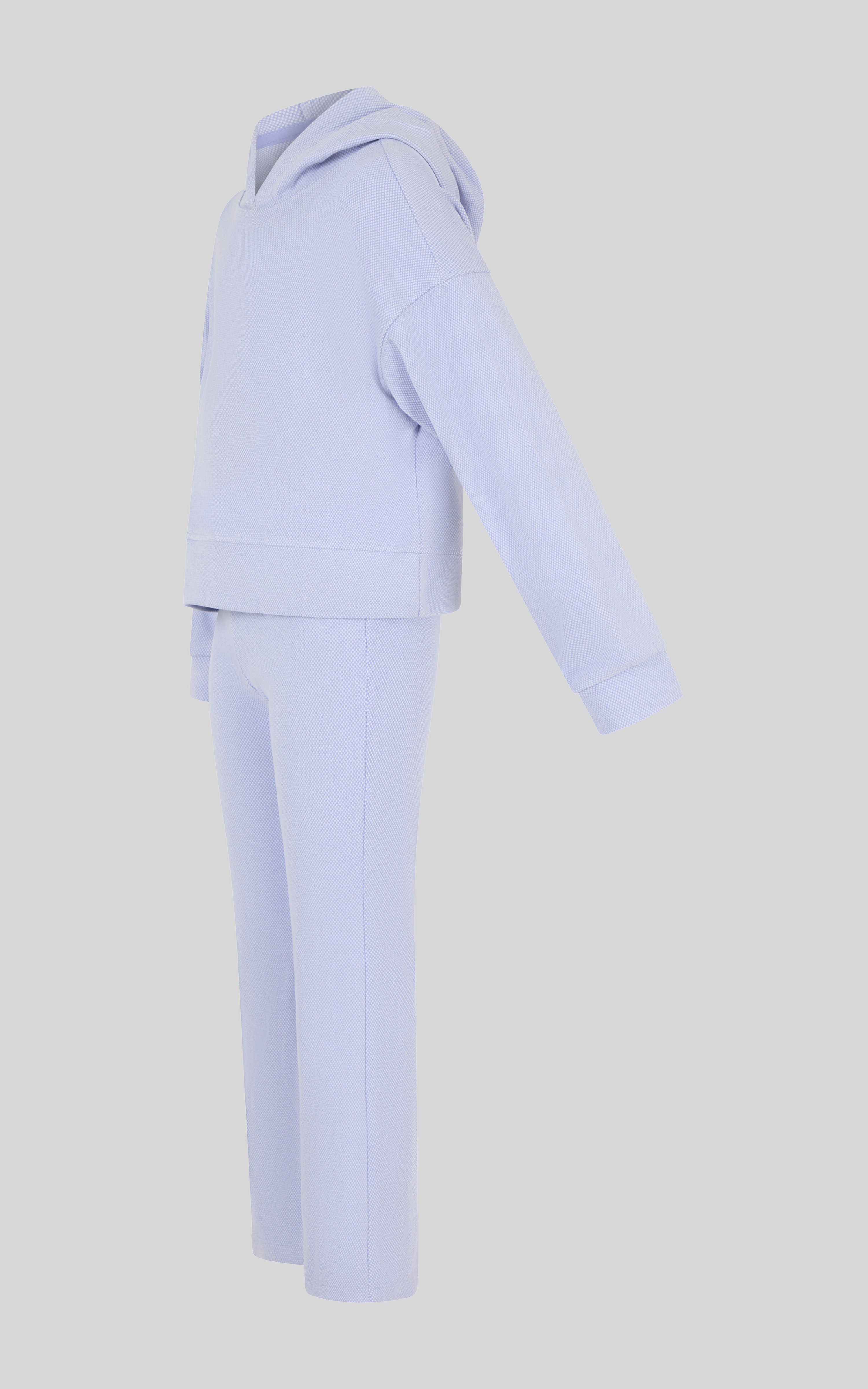 Toddler Girls Silicon Tek Elise Hoodie Set - Deep Periwinkle - 3