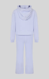 Toddler Girls Silicon Tek Elise Hoodie Set - Deep Periwinkle - 2