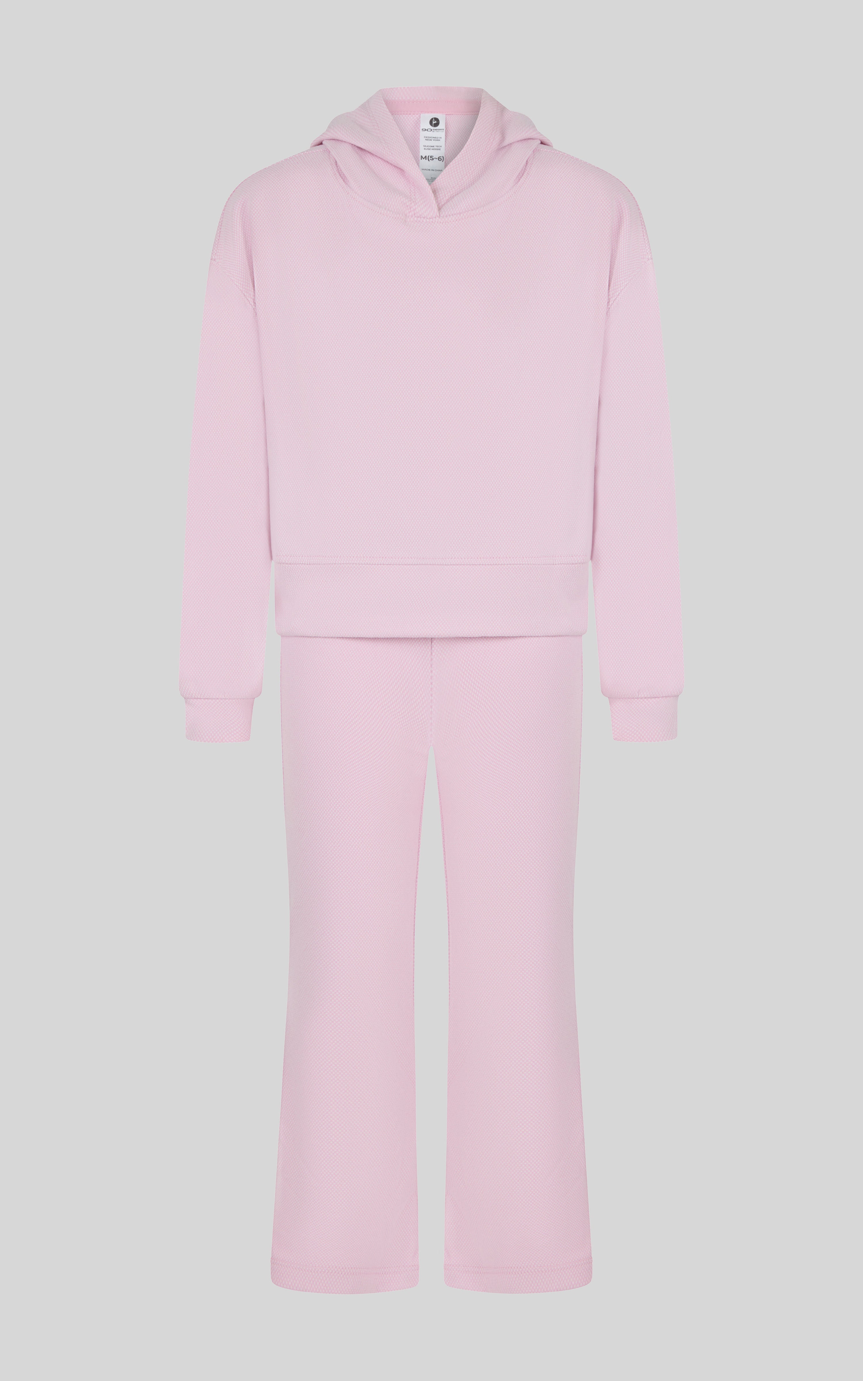 Toddler Girls Silicon Tek Elise Hoodie Set - Pink Lavender - 1
