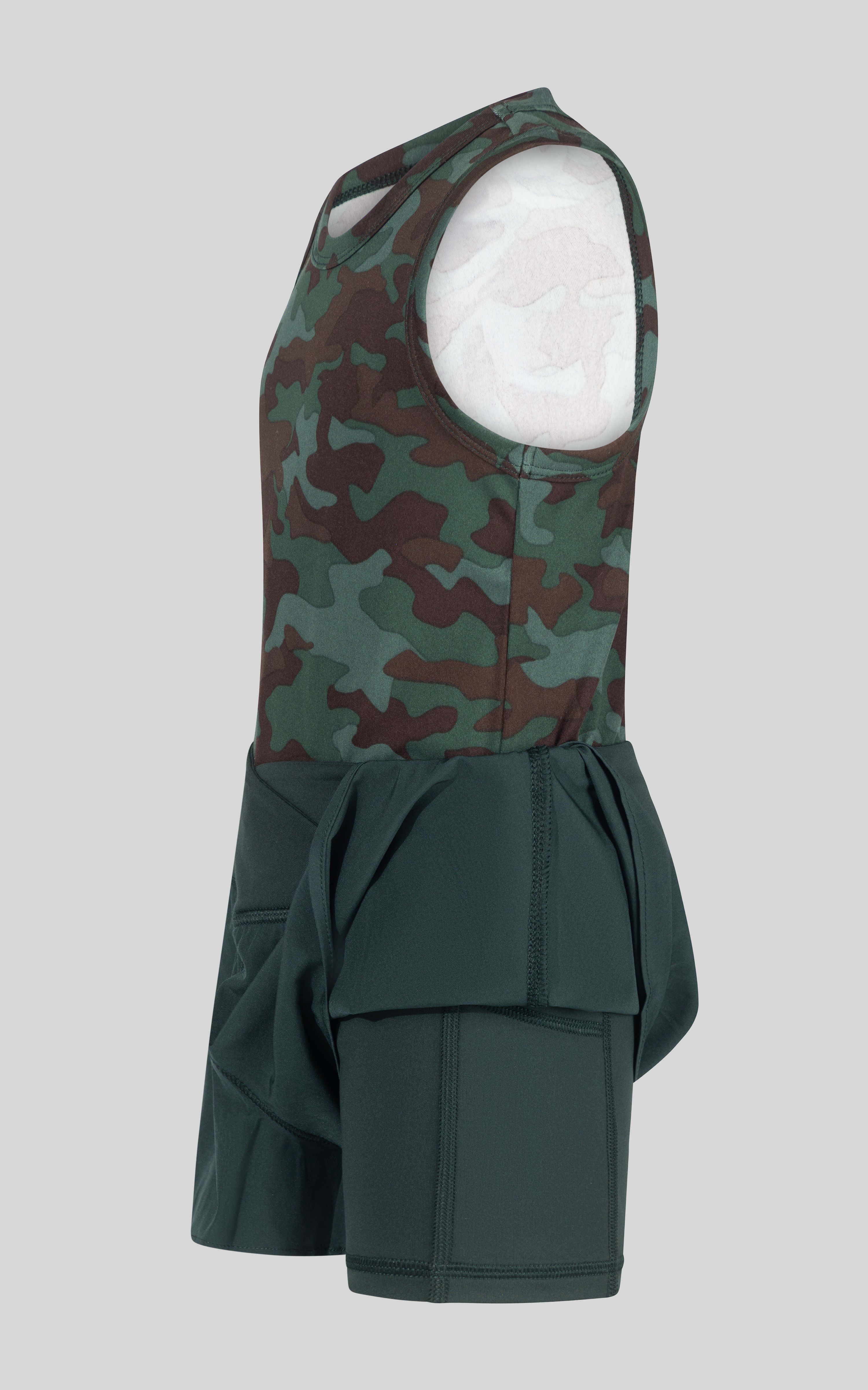 4-6X Little Girls Tank & Lightstreme Crossover Short Set