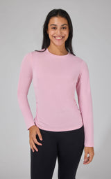Yogalicious 2 PK Side Ruched Long Sleeve Top - 90 Degree by Reflex