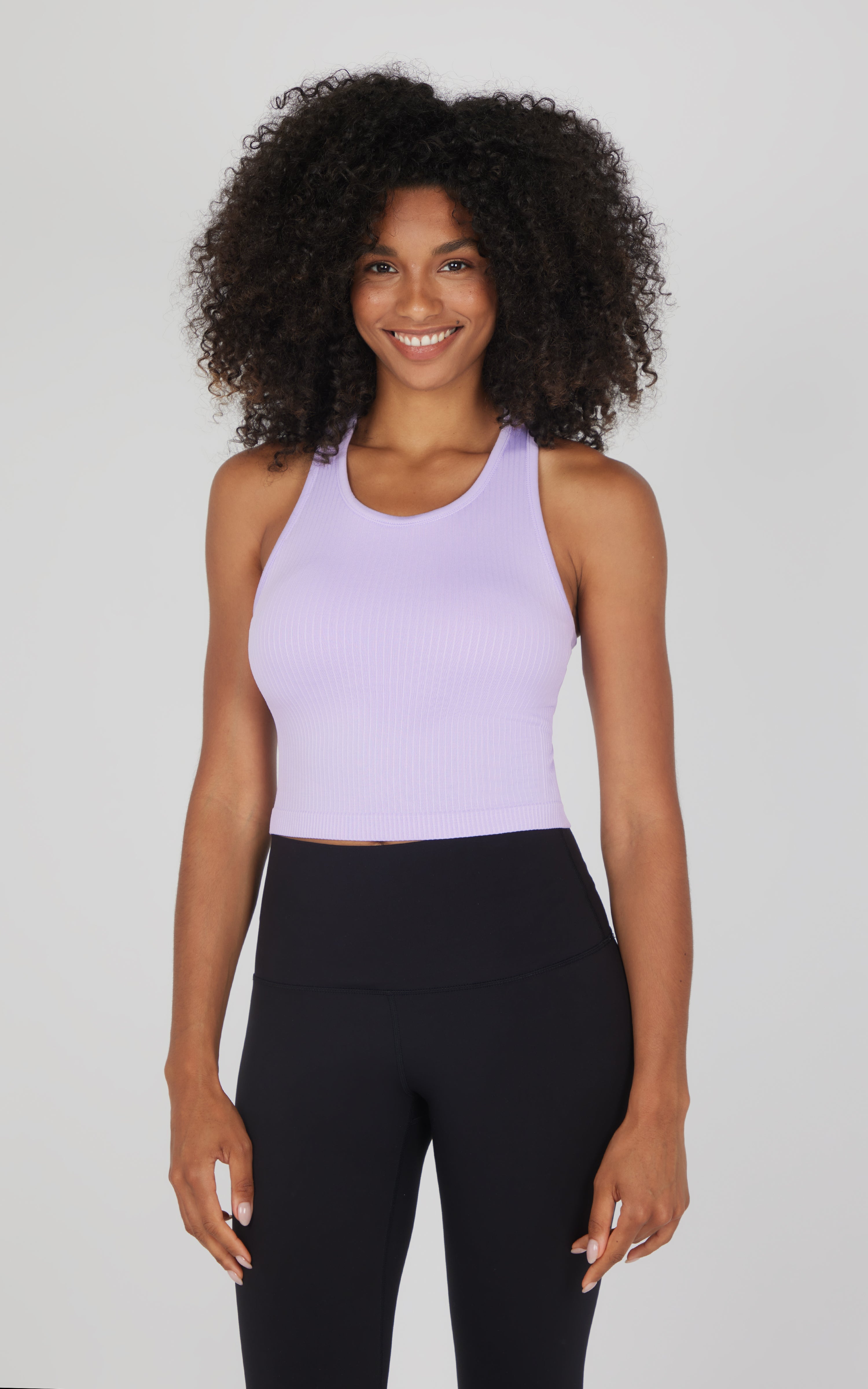 2 PK Racerback Tank with Built in  Bra - Our Petal Tone Story - 90 Degree by Reflex