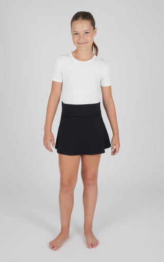 Girls 2 PK Lux Fold Over Skort