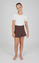 Girls 2 PK Lux Fold Over Skort - 90 Degree by Reflex