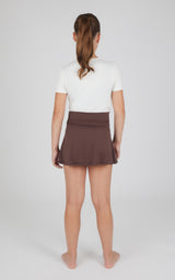 Girls 2 PK Lux Fold Over Skort - 90 Degree by Reflex
