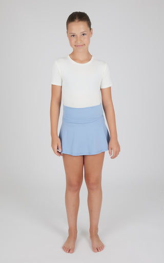 Girls 2 PK Lux Fold Over Skort