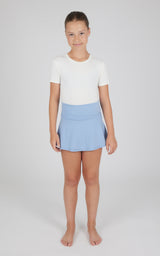 Girls 2 PK Lux Fold Over Skort