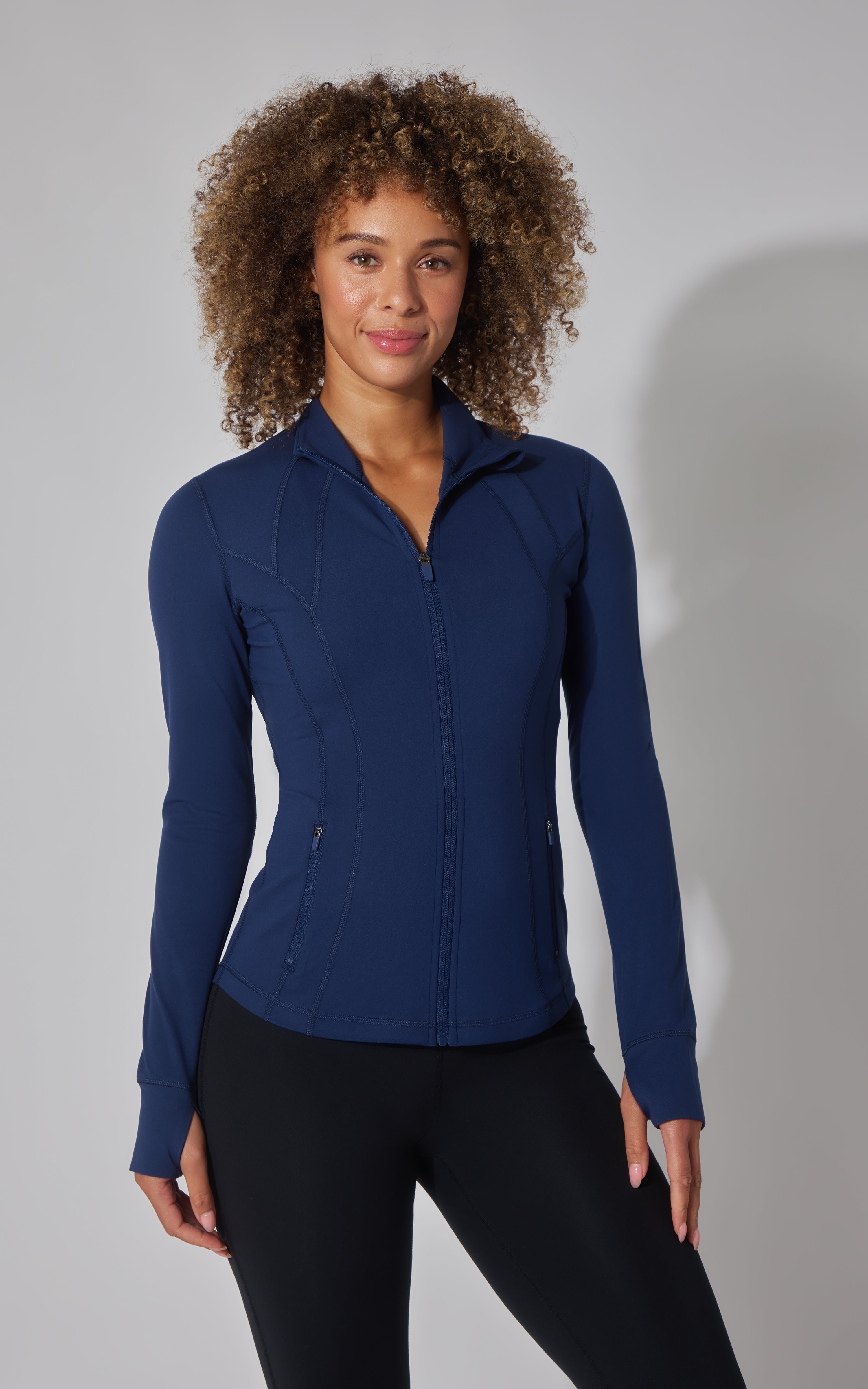 Nude Tech Jetsetter Full Zip Performance Jacket - 90 Degree by Reflex