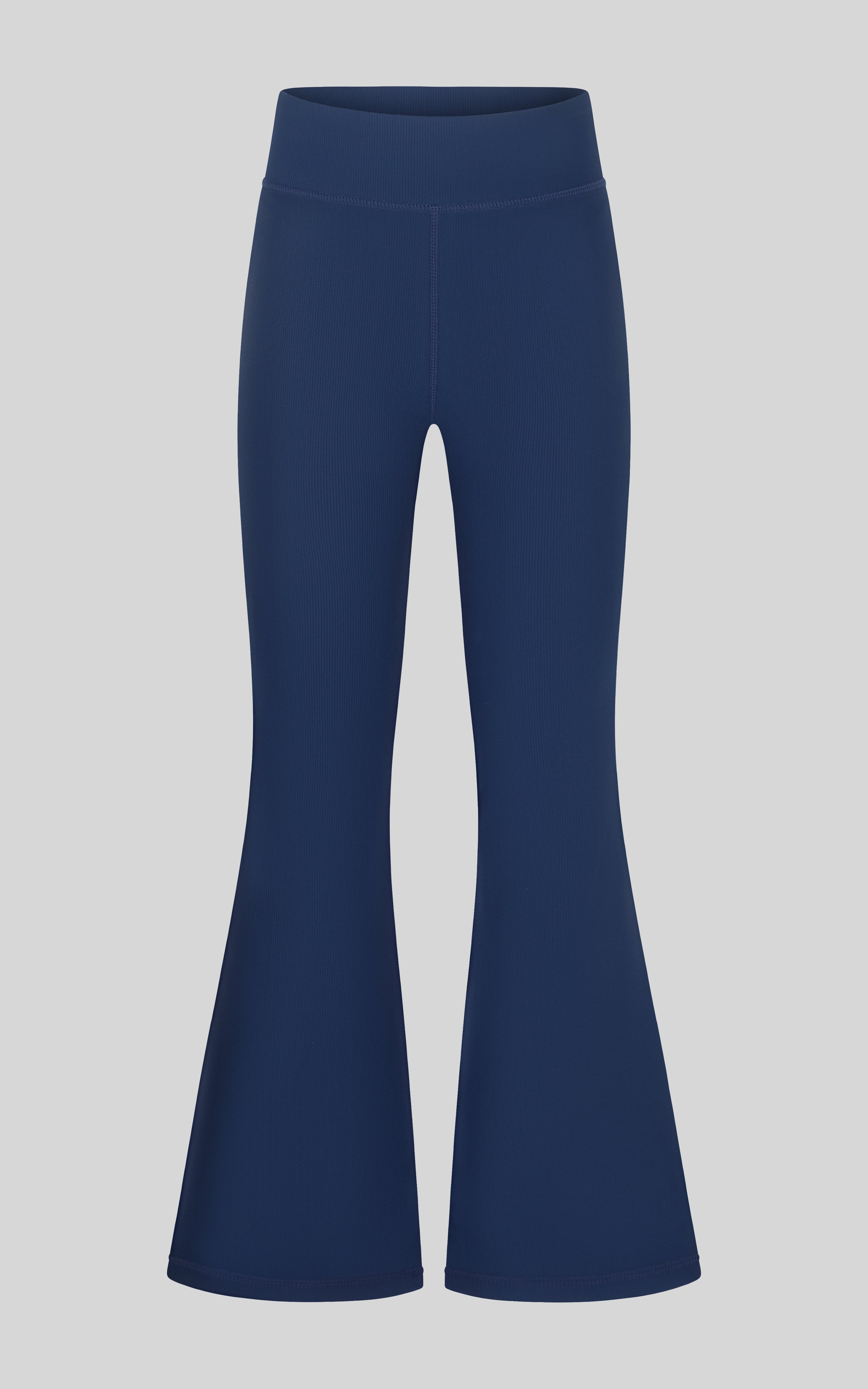 2 PK Girls Ribbed Flare - Naval Academy/Black - 2