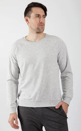 Men's Terry Brushed Long Sleeve Top - 90 Degree by Reflex