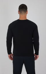 Men's Terry Brushed Long Sleeve Top - 90 Degree by Reflex