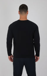 Men's Terry Brushed Long Sleeve Top - 90 Degree by Reflex