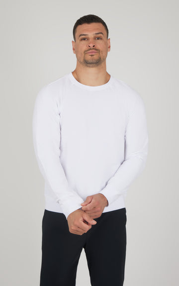 Men's Terry Brushed Long Sleeve Top