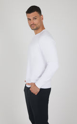 Men's Terry Brushed Long Sleeve Top - 90 Degree by Reflex